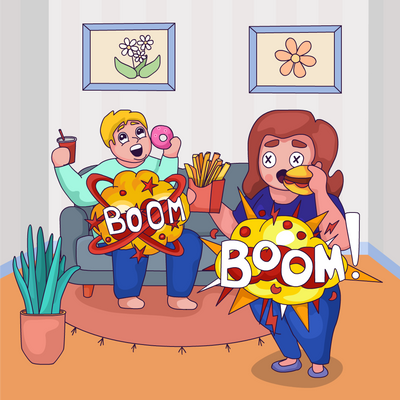 “BOOM” Child Warrior™ Self-Help, Health And Weight Control For Teens And Pre-teens. Important Motivation For Correct Eating, And caring for yourself.